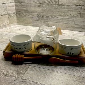 Mud pie charcuterie accessories set